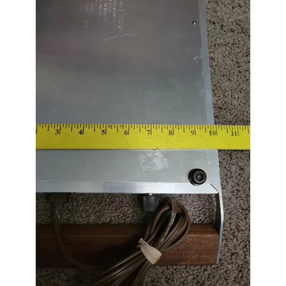 VTG Sears Electric Food Warmer Wood Handles Hot Plate Warming Tray